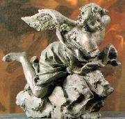 unknow artist, Angel - Terracotta nad bronze Chigi Saracini Collection